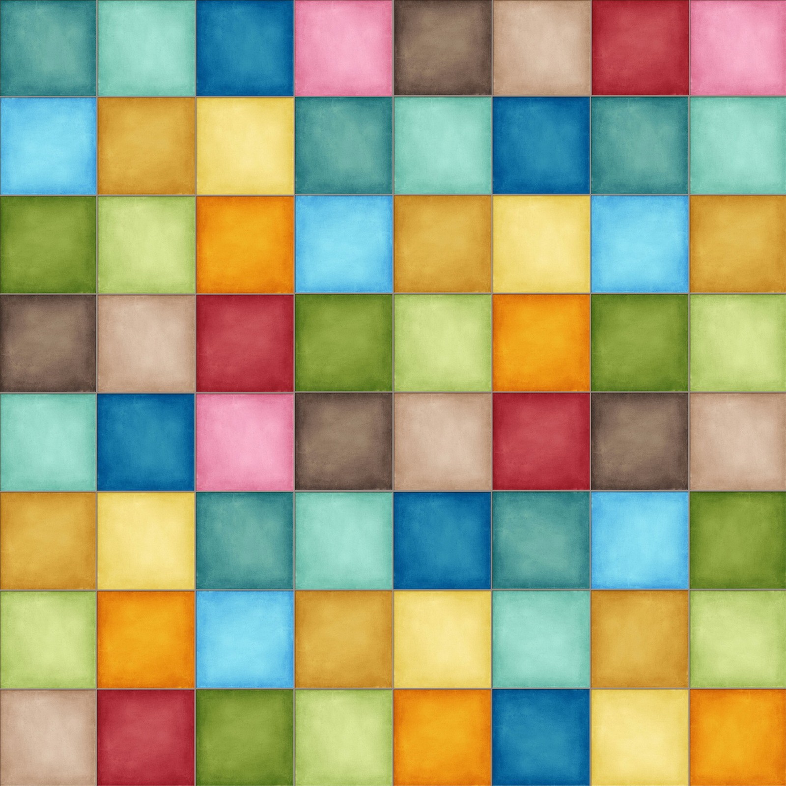 Скачать обои абстрактный дизайн, squares multicolored