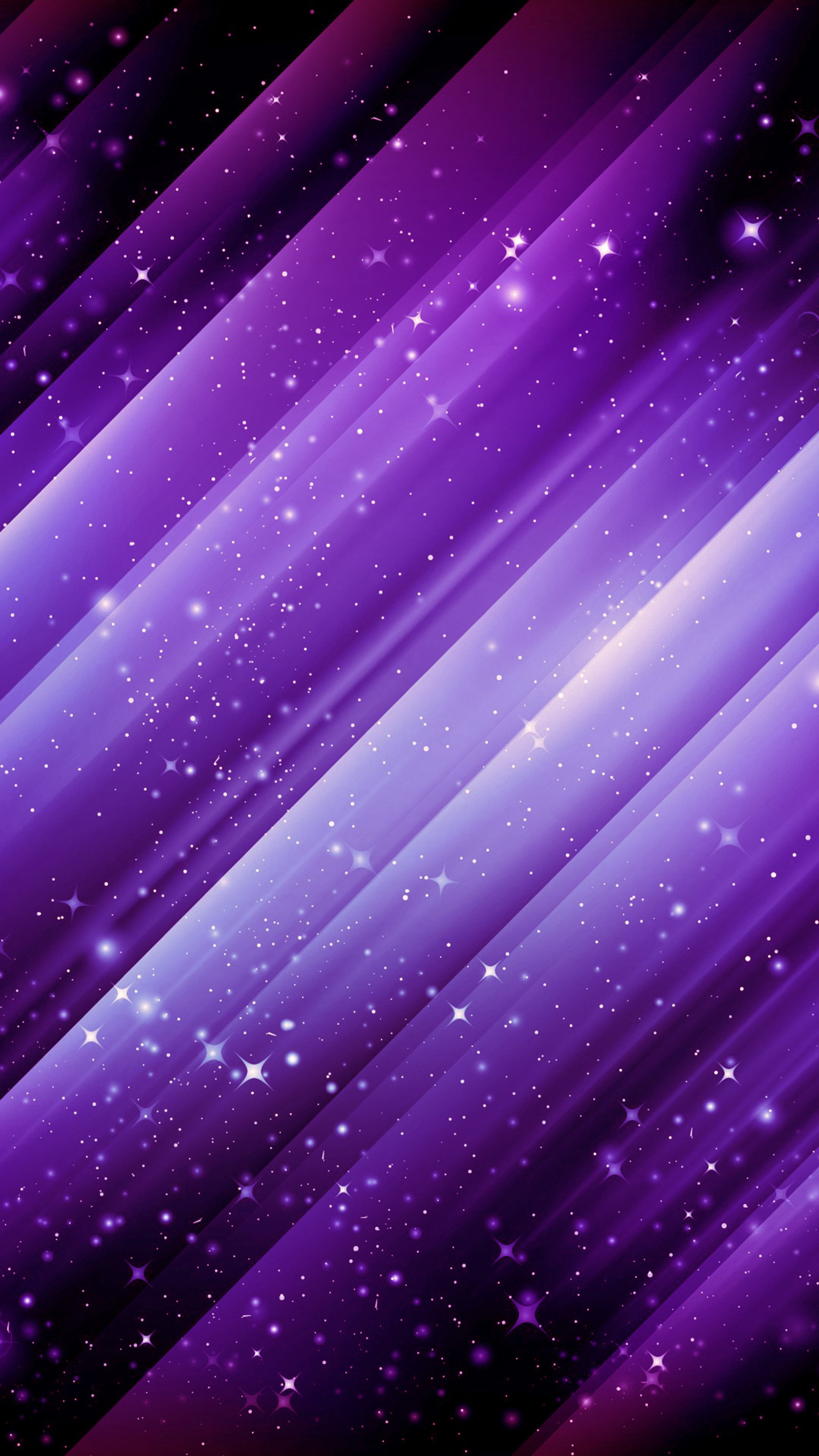 Purple and black background with stars and blur lines (abstract, lines, purple)