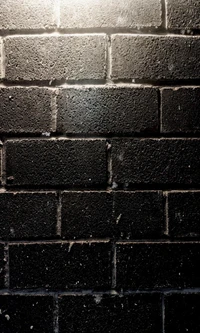 background, black bricks wall wallpaper