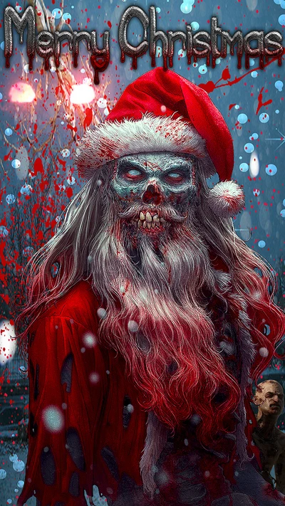 christmas, happy holidays, horror, merry christmas, zombies