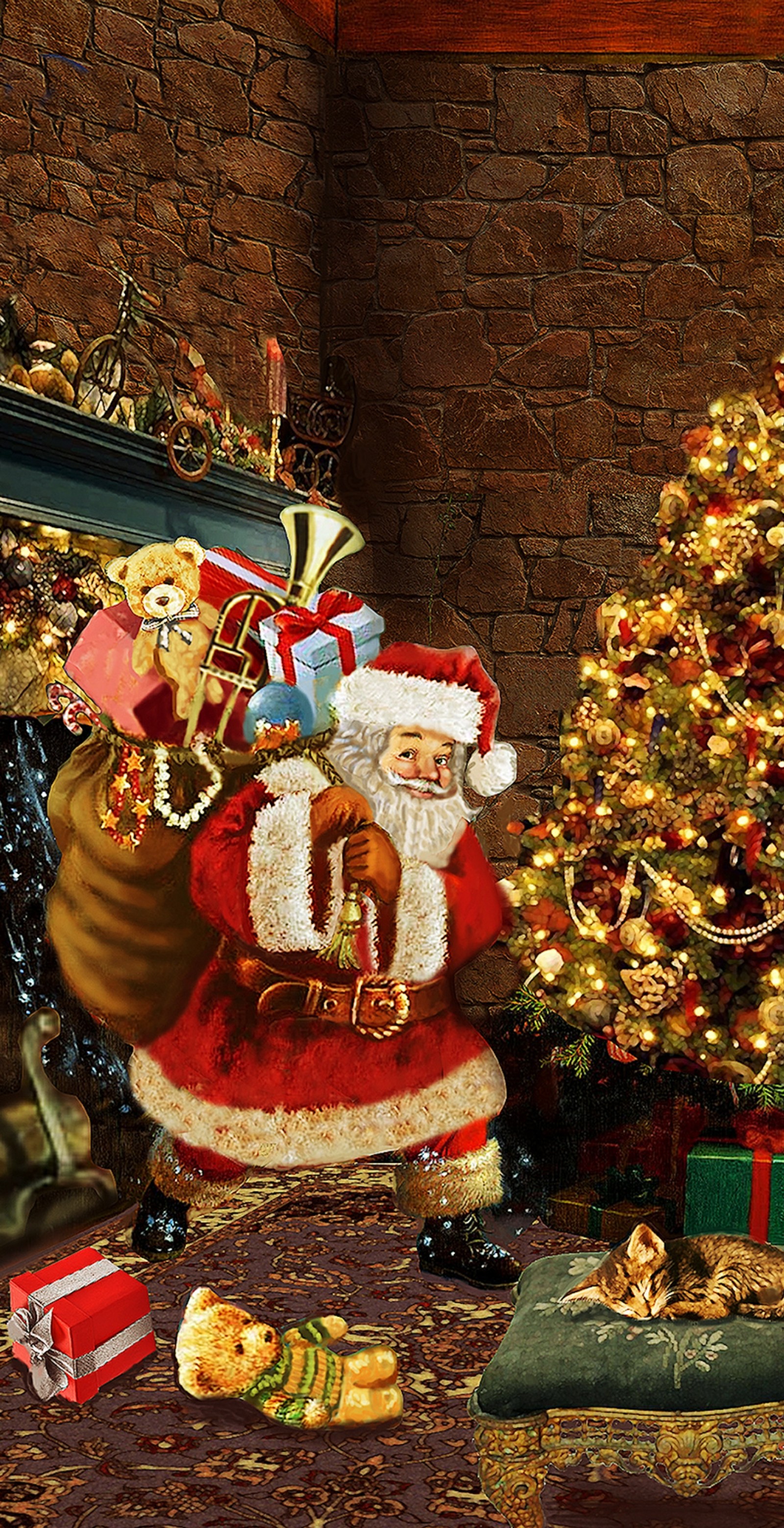 santa, santa claus Download Wallpaper