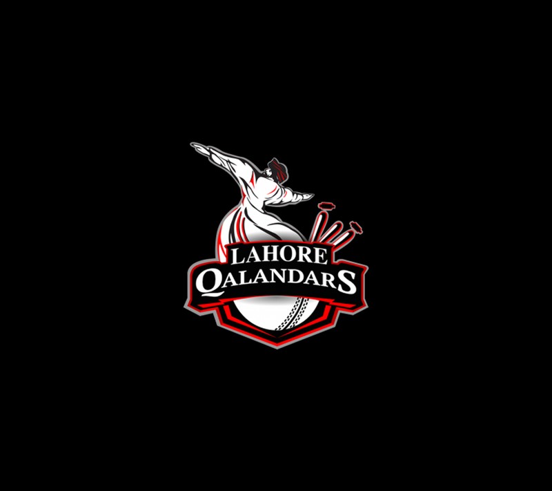 Близкий план логотипа бейсбольной команды на черном фоне (lahore qalandars psl, lahoreqalandars, lq, псл, psl)