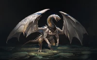 dragon, wing, mythical creature, mythology, creature wallpaper