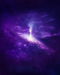 universe, spiral, nebula, galaxy, purple wallpaper