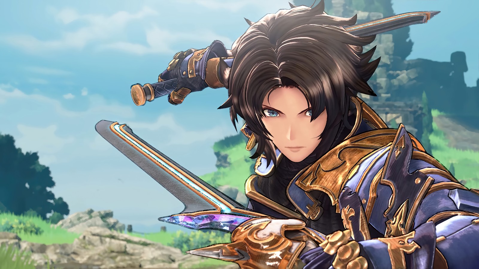 Lade lancelot, granblue fantasy relink, videospiel Hintergrund herunter