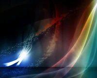 abstract art, light, graphics, space, lens flare wallpaper