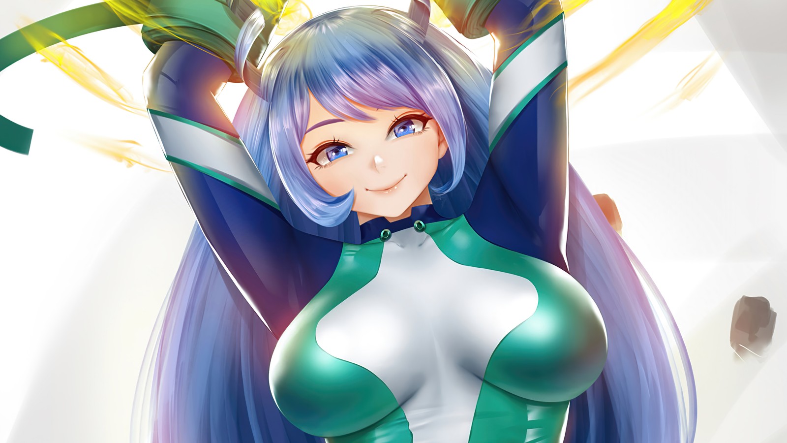 Baixar papel de parede nejire hado, 僕のヒーローアカデミア, my hero academia, boku no hero academia, anime