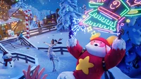 fortnite, battle royale, video game, winterfest, guff gringle wallpaper