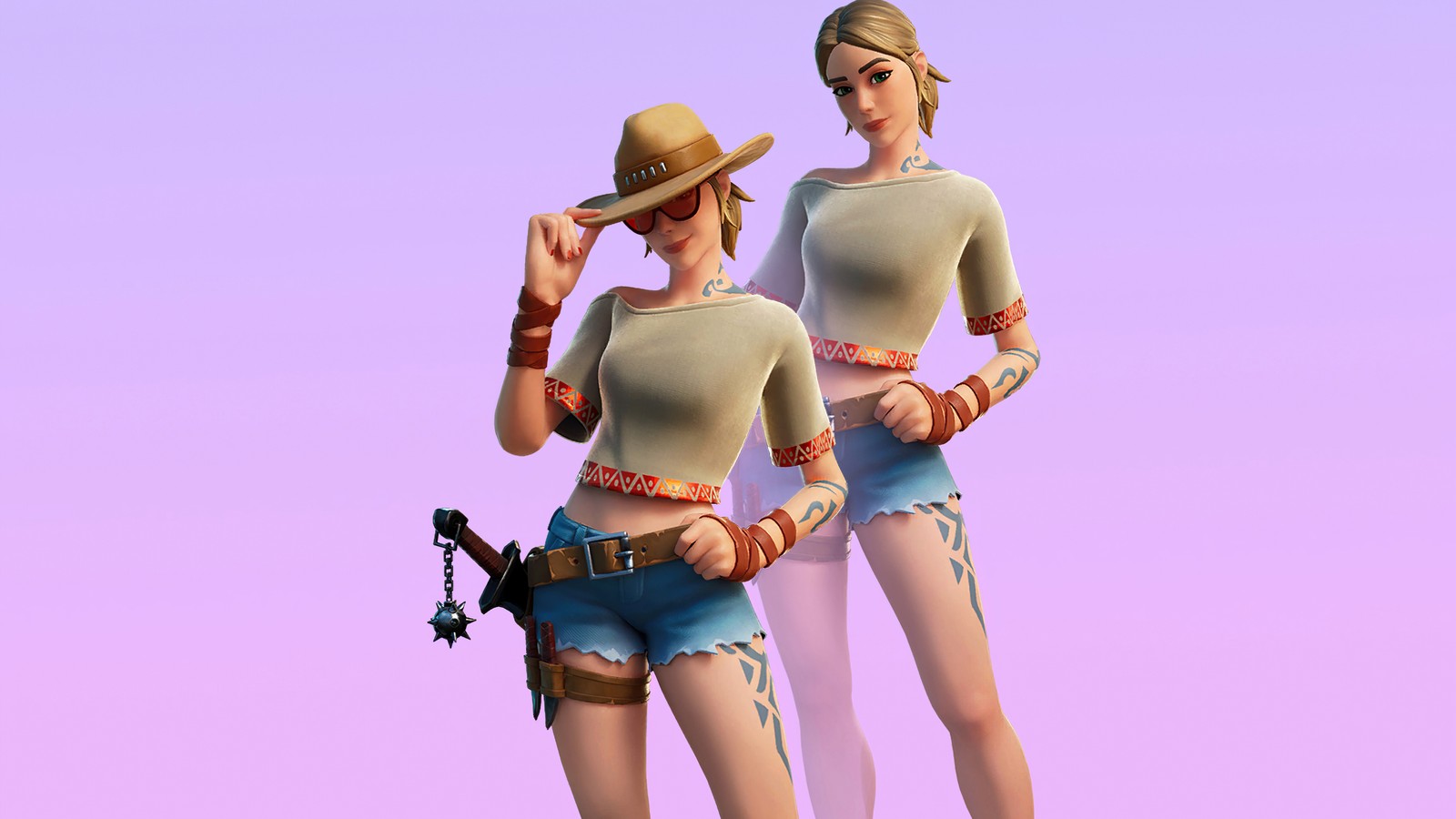 fortnite, fortnite battle royale, video game, safari, skin wallpaper