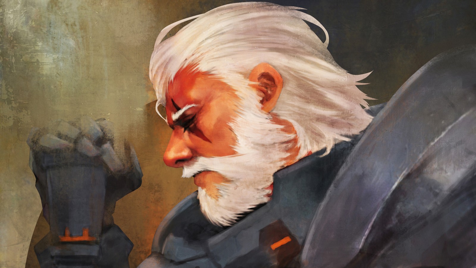 Descargar fondo de pantalla reinhardt, overwatch, videojuego