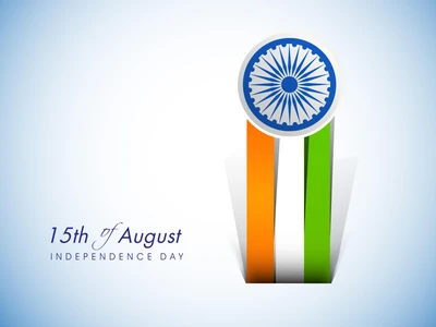 15th of August - Independence Day Celebrations with the Indian Tricolor