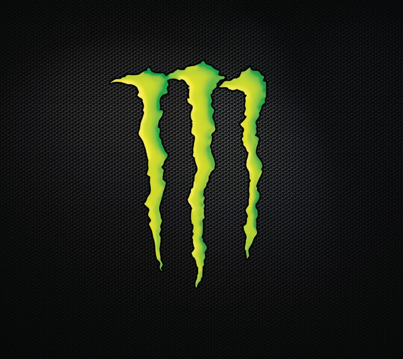 Логотип monster energy на черном фоне (энергетический напиток, логотип, монстр энергия, логотип монстра)