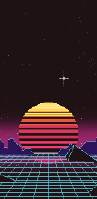 8 bits, années 80, 80s, lo res, minimaliste