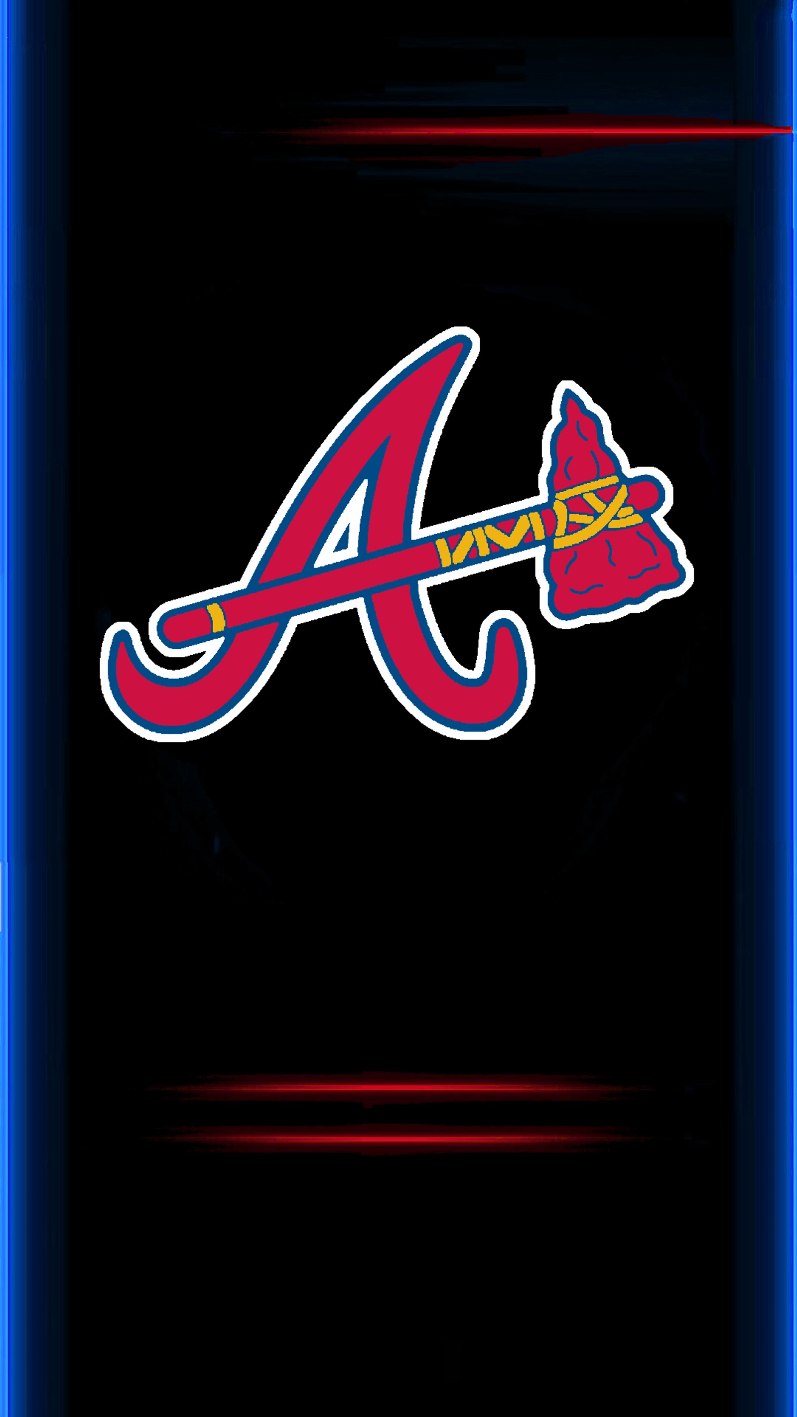 Lade atlanta, baseball, tapfer, kante, mlb Hintergrund herunter