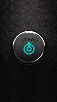 black, button, glow, start, xando