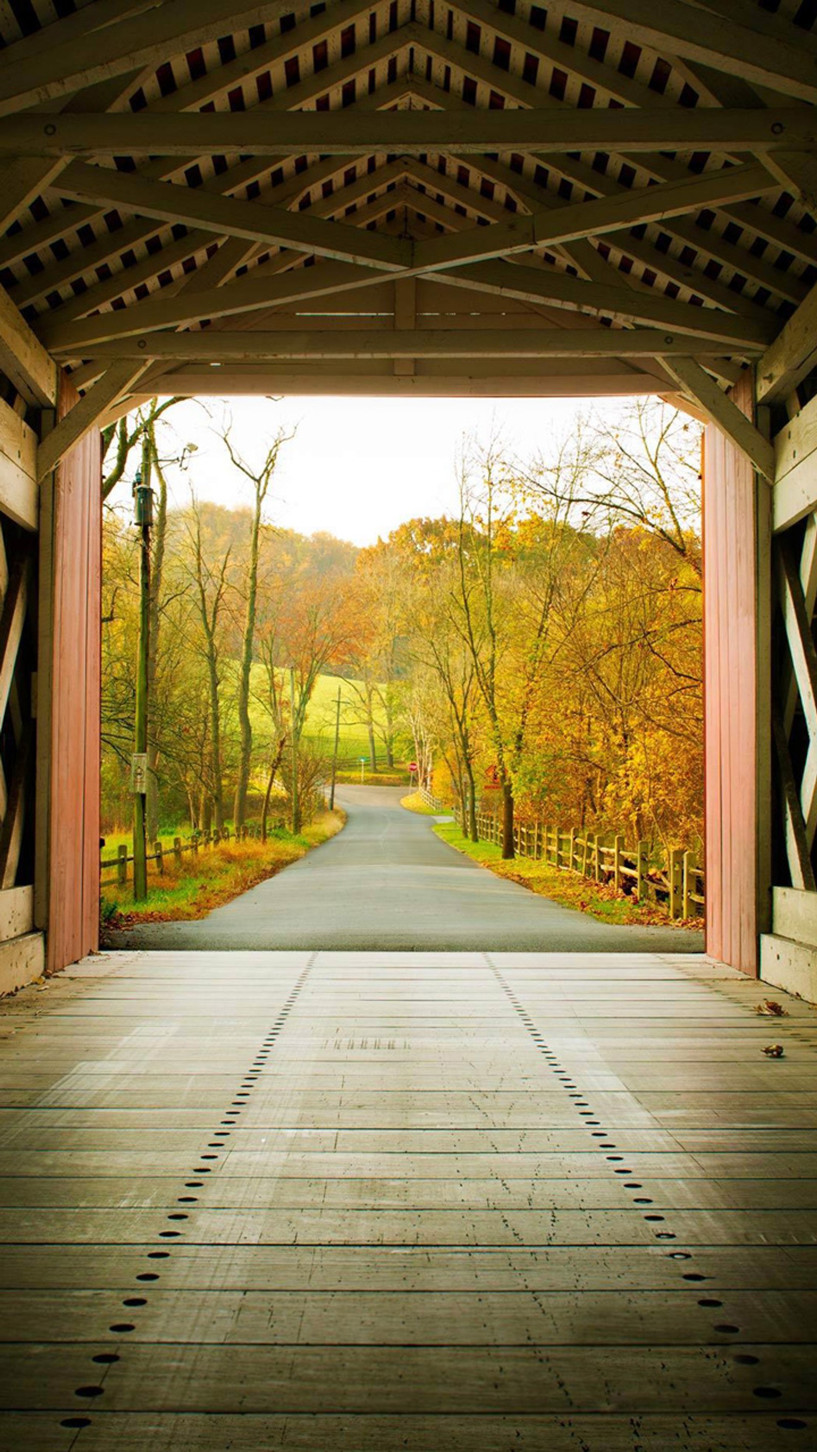 Lade ashland, brücke, bedeckt, yorklyn Hintergrund herunter