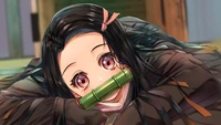 cute, nezuko kamado, kimetsu no yaiba, demon slayer kimetsu no yaiba, anime wallpaper