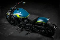 2021 Motocicleta Indiana Scout Bobber Sessenta Neon - Edição Limitada Papel de Parede 4K