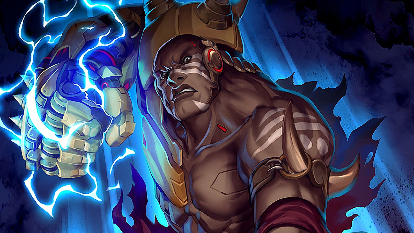 doomfist, overwatch, video game wallpaper