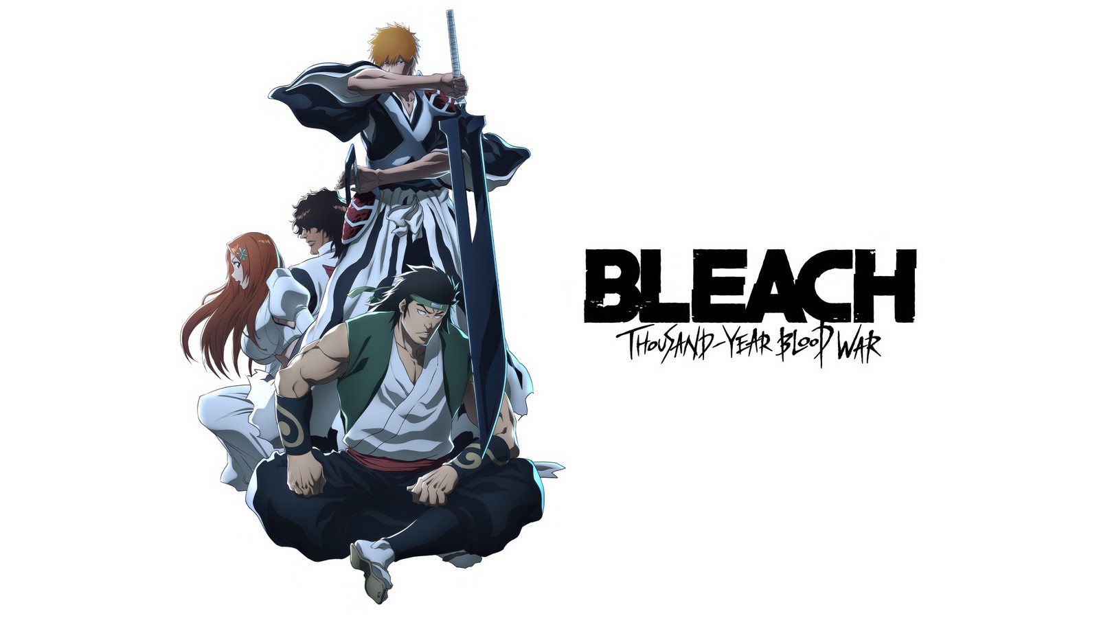 «блич» анимационный фильм (блич война кровавой тысячи лет, bleach thousand year blood war, аниме сериал, 5k, сериал)