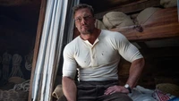 Alan Ritchson as a rugged character in "The Ministry of Ungentlemanly Warfare.