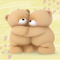 Forever Friends: Adorable Teddy Bears Embracing