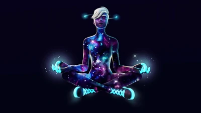 Galaxie Scout: Meditativer Kosmischer Krieger in Fortnite