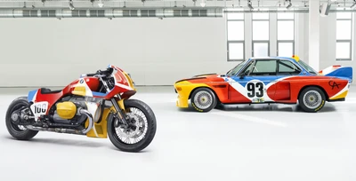 bmw 18 csl арт байк, bmw 18 csl art bike, арт кар бмв, bmw art car, bmw csl