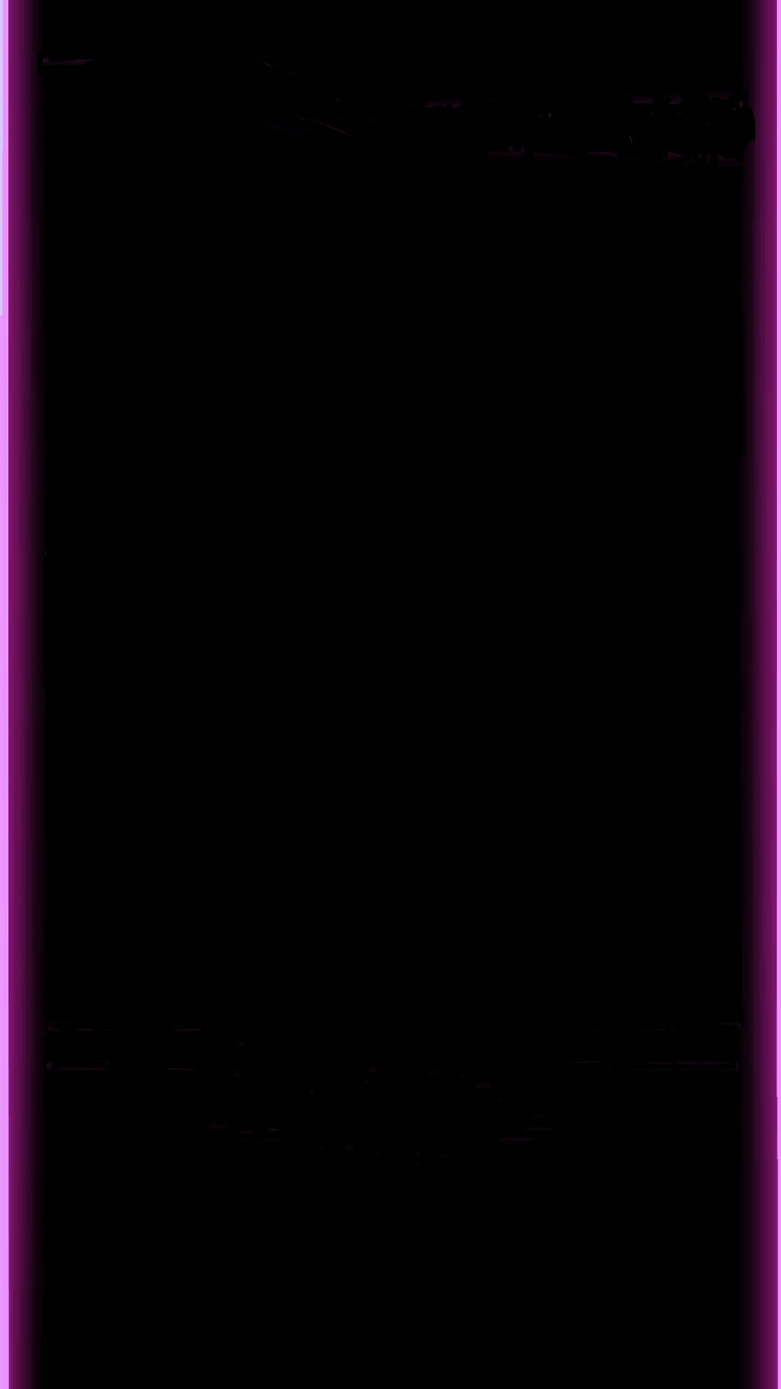 Cadre néon violet sur fond noir avec espace pour texte (violet, s7 edge)