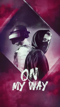 alan walker, dj, kgf, on my way, pubg wallpaper