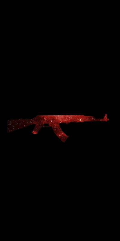 Silhouette de AK-47 Cósmico