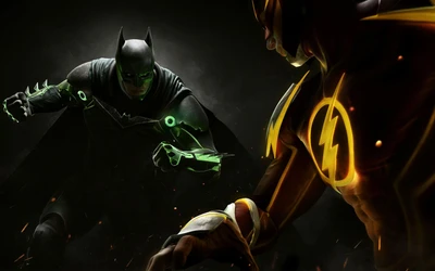 Batman se enfrenta a Flash en un oscuro duelo