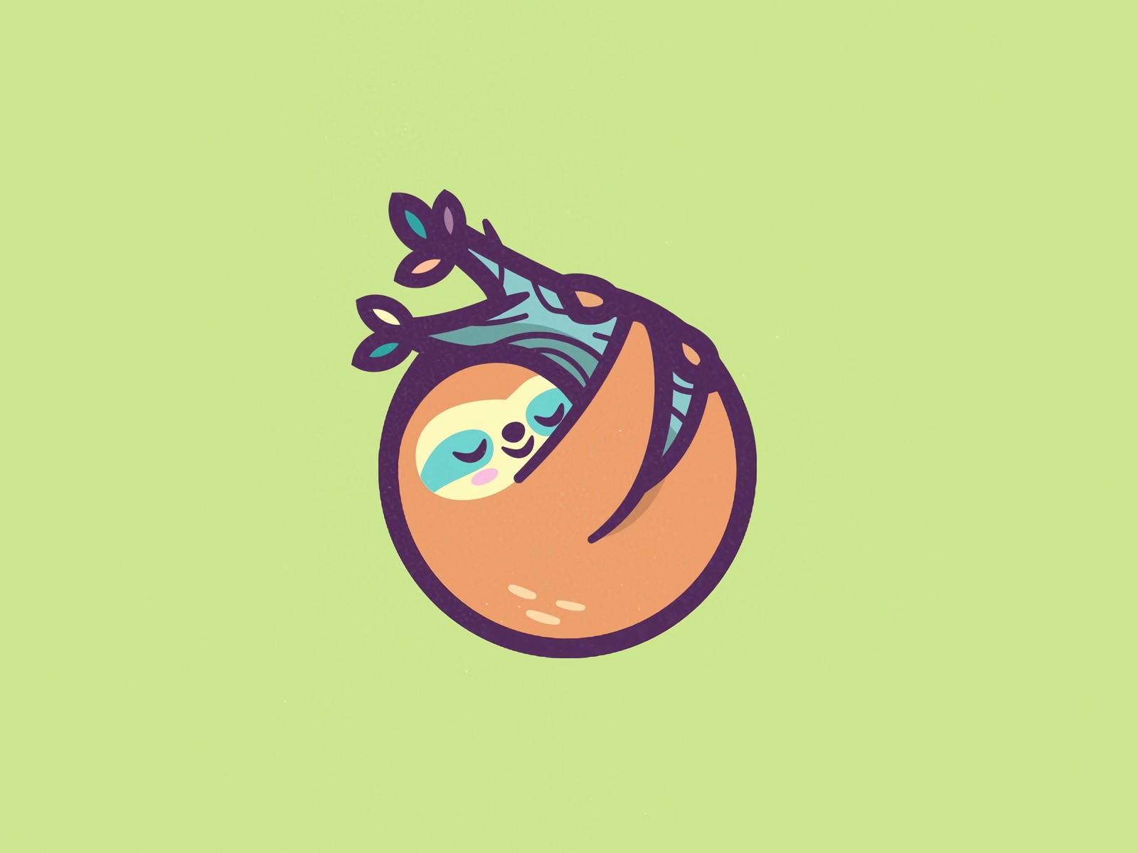 Um close de uma laranja de desenho animado com uma folha em cima (desenho, ilustração, arte, design gráfico, gráficos)