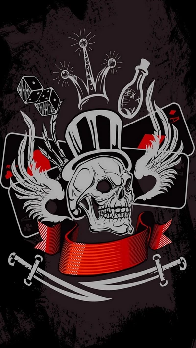 diseño, calavera