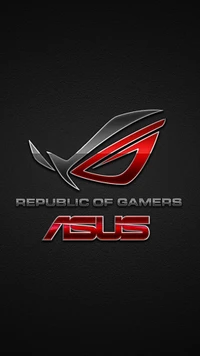 asus, gris, logotipo