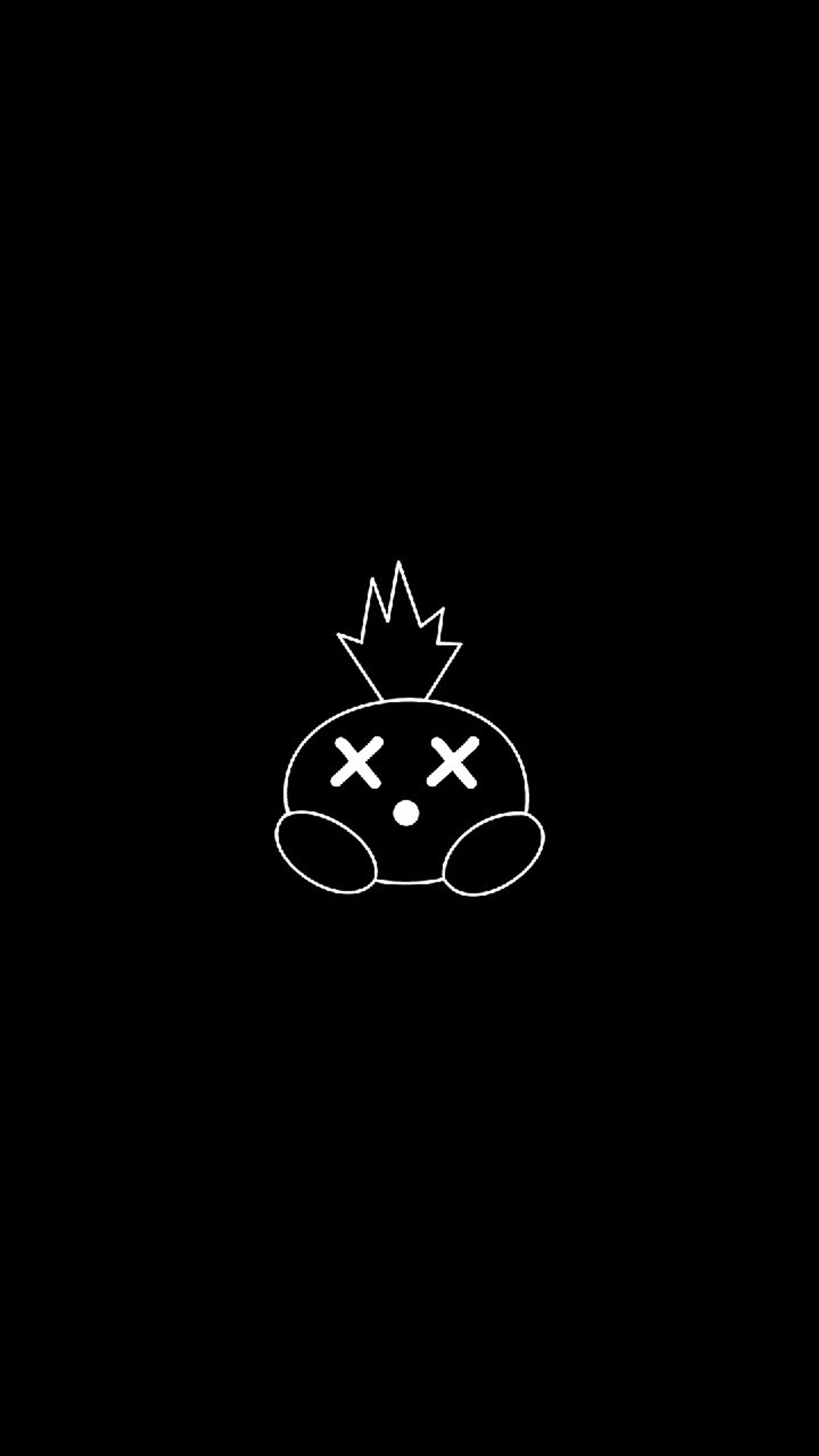 Une photo en noir et blanc d'un petit pingouin avec une couronne sur la tête (noir, bombe, dubstep, edm, exeplosive)