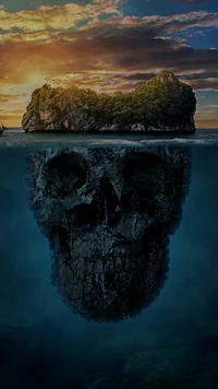 Skull Island: A Mysterious Landscape Beneath the Waves