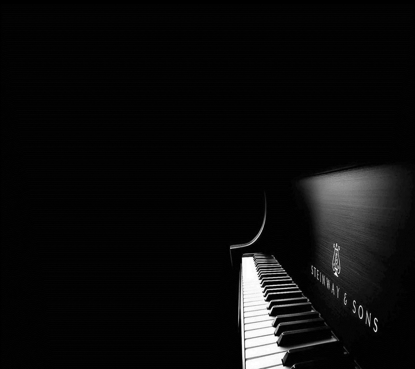 black, music, piano, vintage Download Wallpaper