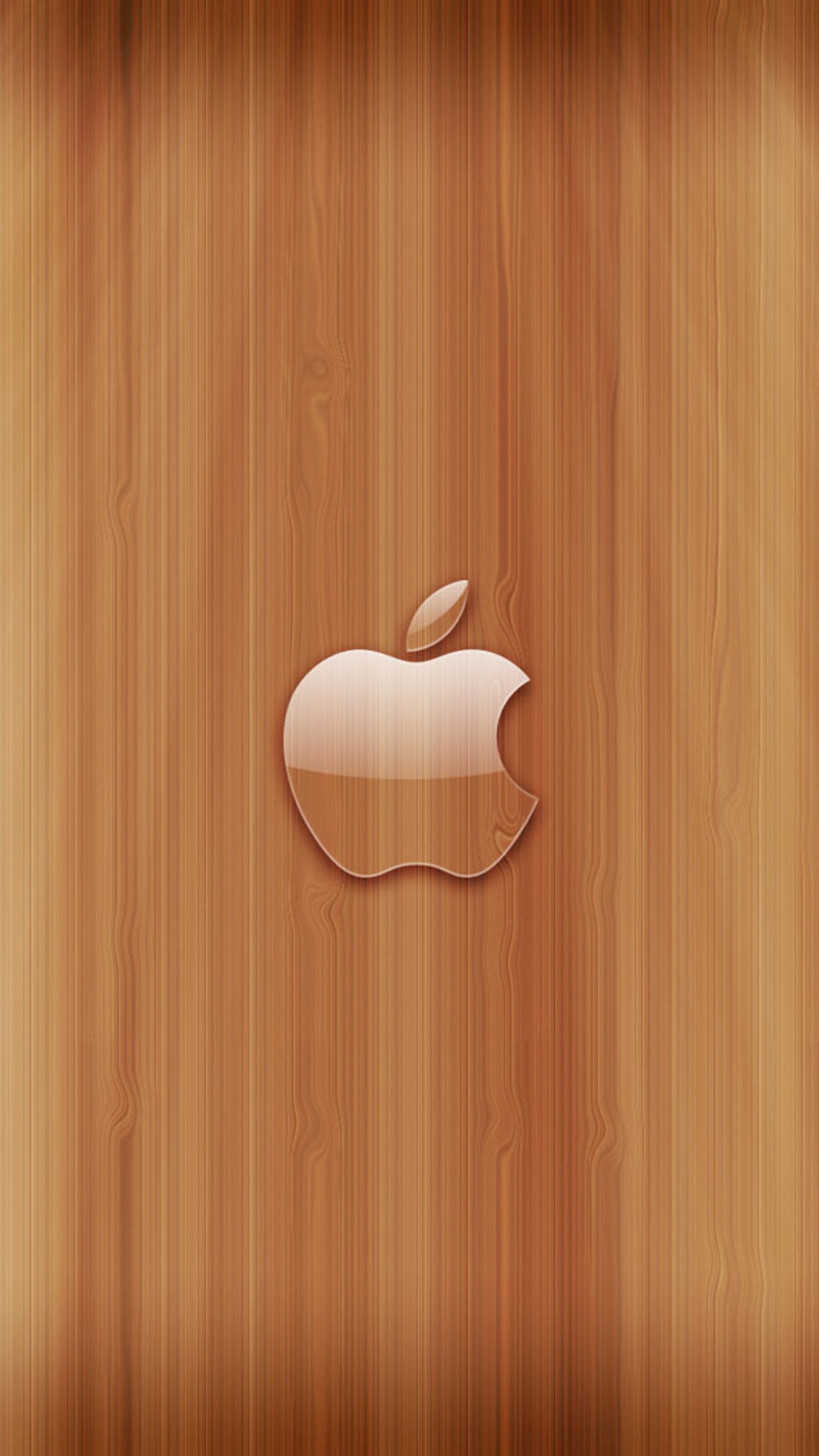 Apple logo on wood background (apple, wood, logo, plywood, graphics)