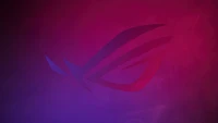 ASUS ROG Logo on a Gradient Background