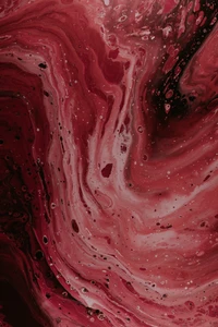 Abstract Red and Pink Liquid Swirl Texture