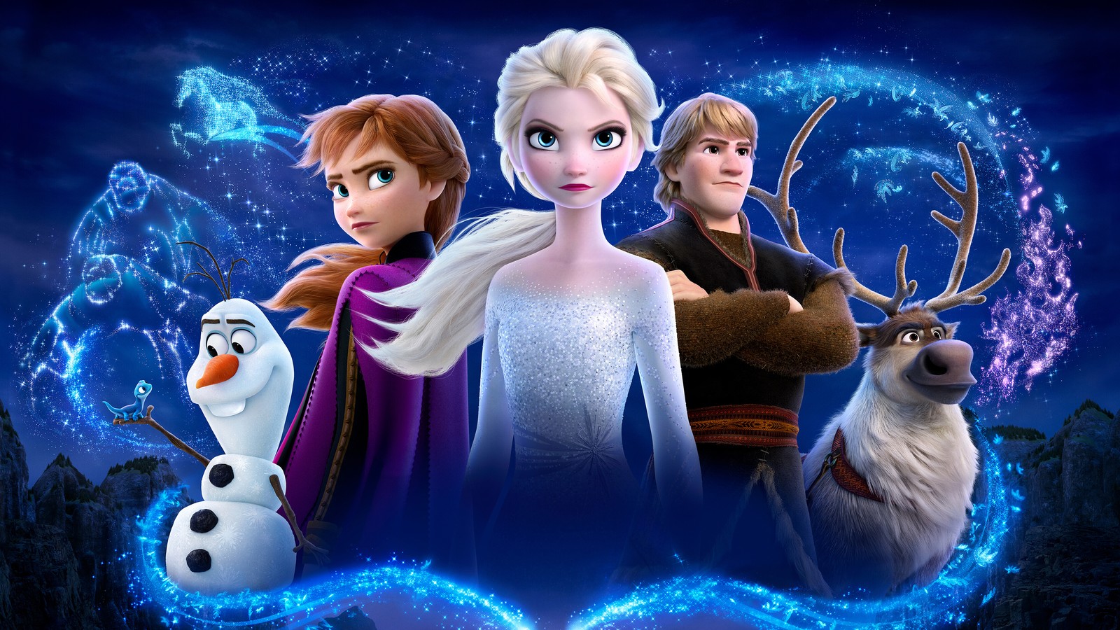 Скачать обои холодное сердце 2, frozen 2, фильм, 2019, эльза