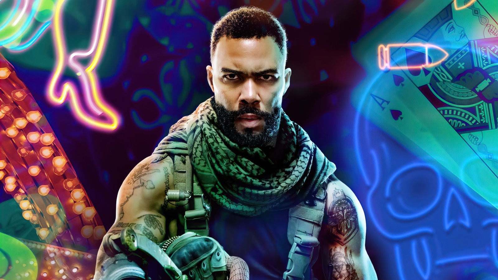 Lade army of the dead, film, netflix, 2021, omari hardwick Hintergrund herunter