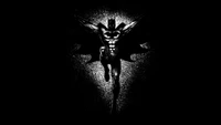 Arte dinámico de Batman: El Caballero Oscuro en acción