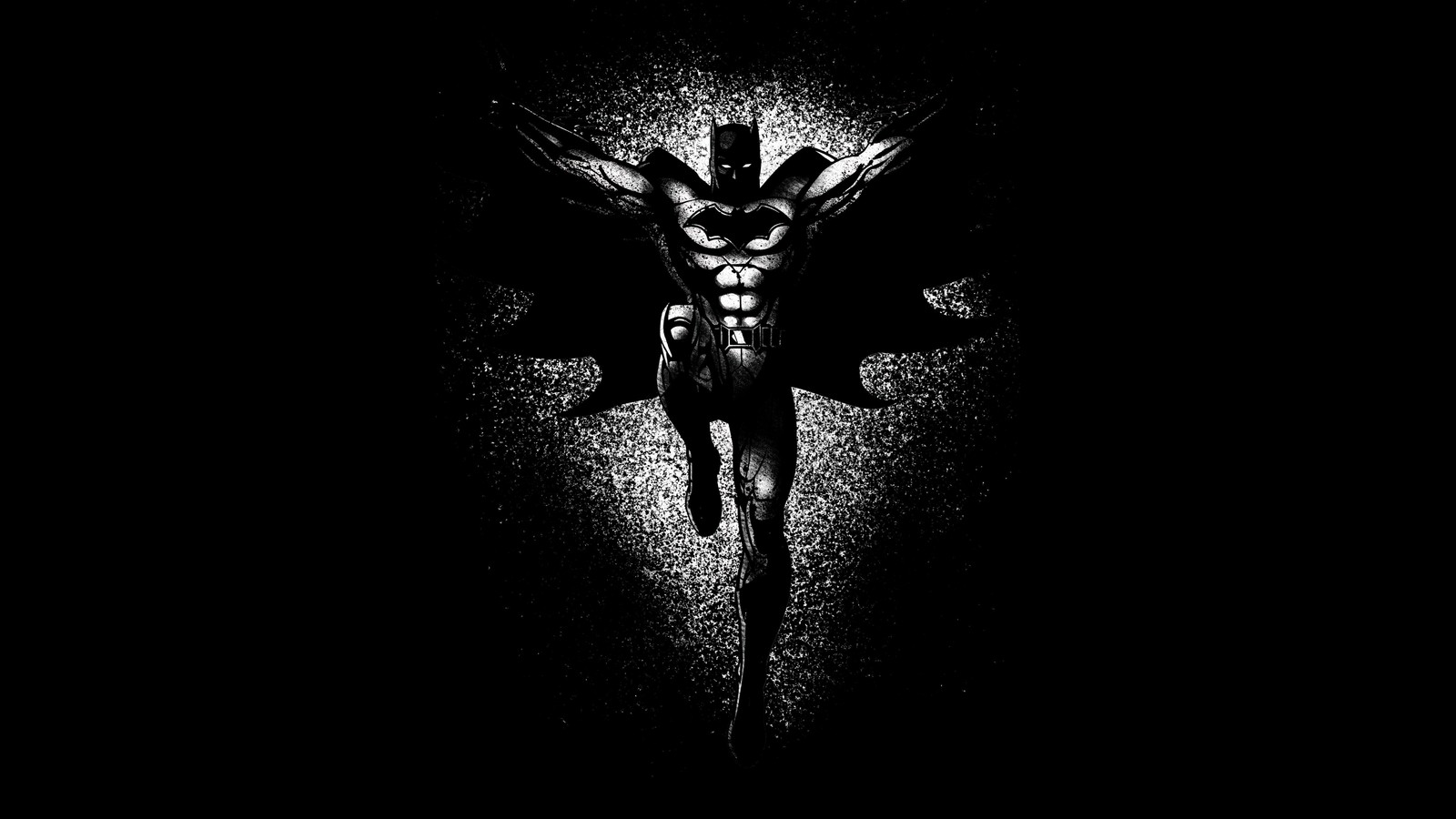 Скачать обои batman dc comics, темный рыцарь, супергерой, произведение искусства, dc comics