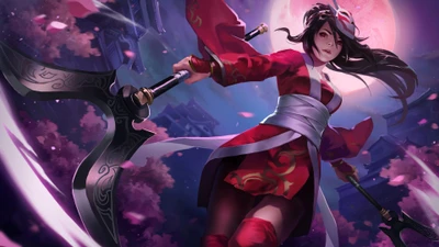 Akali na Noite Encantadora Sob a Lua - League of Legends