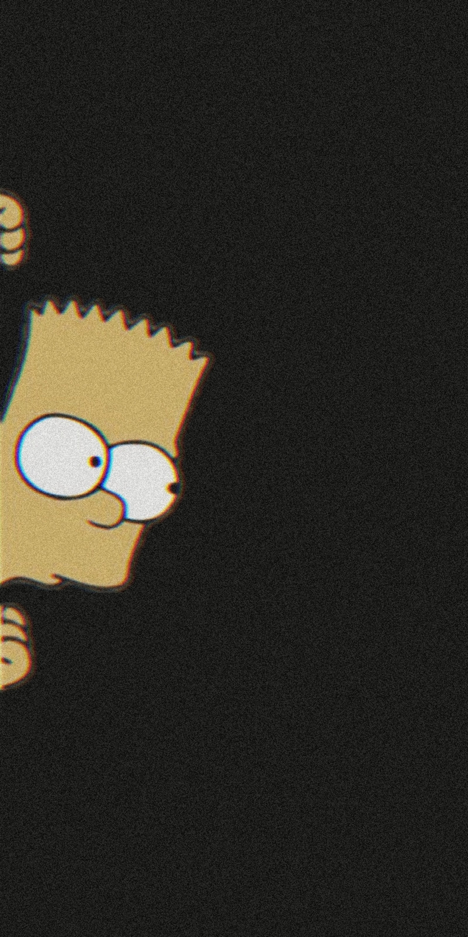 Cartoon character with glasses on a black background (bad, black, cartoon, comedy, hello)