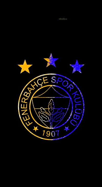 Emblema do Fenerbahçe Spor Kulübü com Estrelas e Significado de 1907