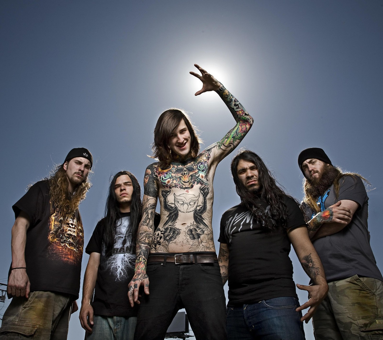 Descargar fondo de pantalla corona negra, suicide silence