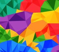 abstract, colorful, colors, flat, low poly wallpaper